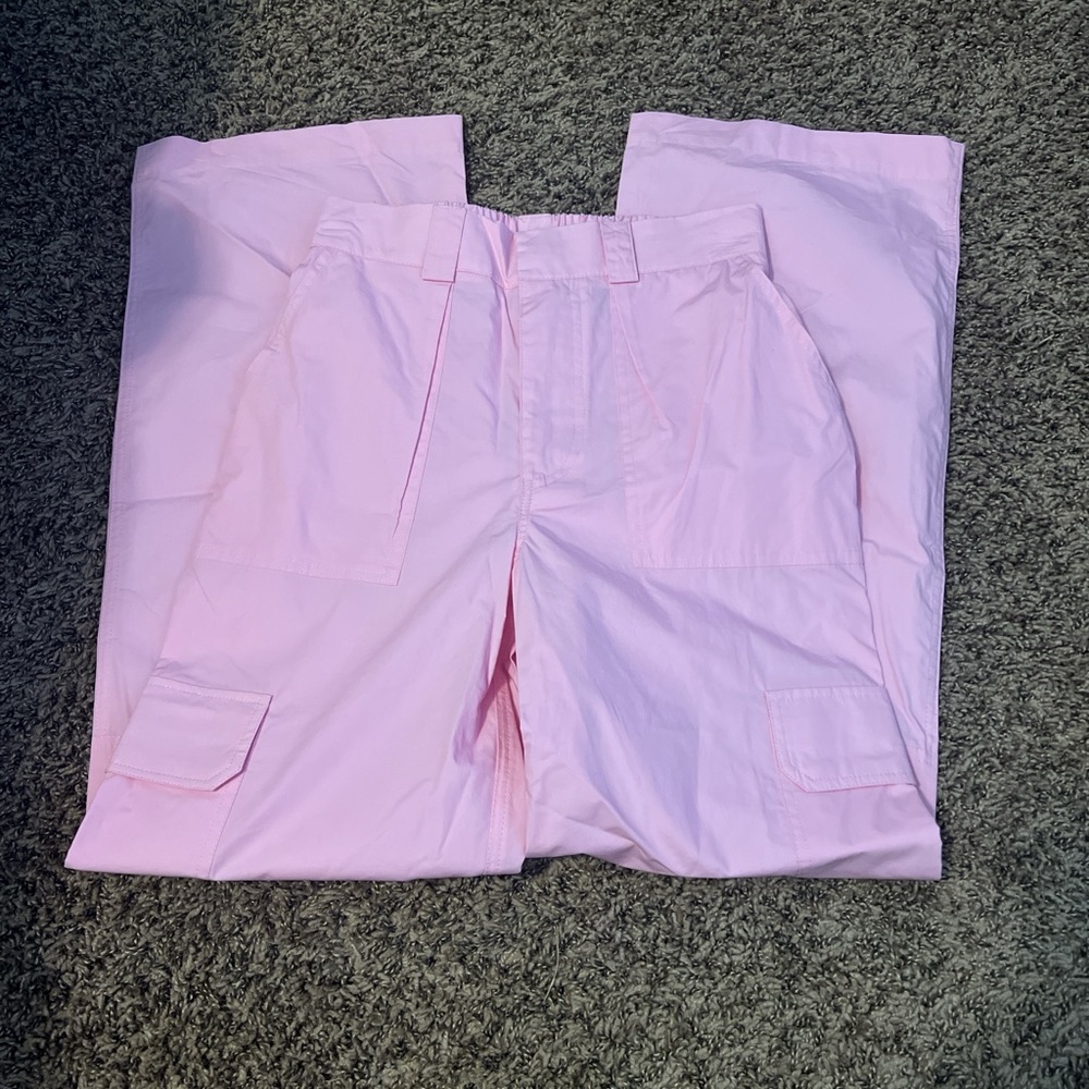 Pink Cargo Pants